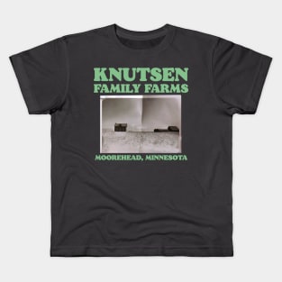 Knutsen Family Farms Funny Bunny Lebowski Farm Logo Kids T-Shirt